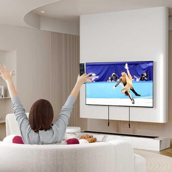 Universal Fixed TV Mount for 26-65 Inch Screens, Elegant Alloy Steel Design - Picture 7 of 8